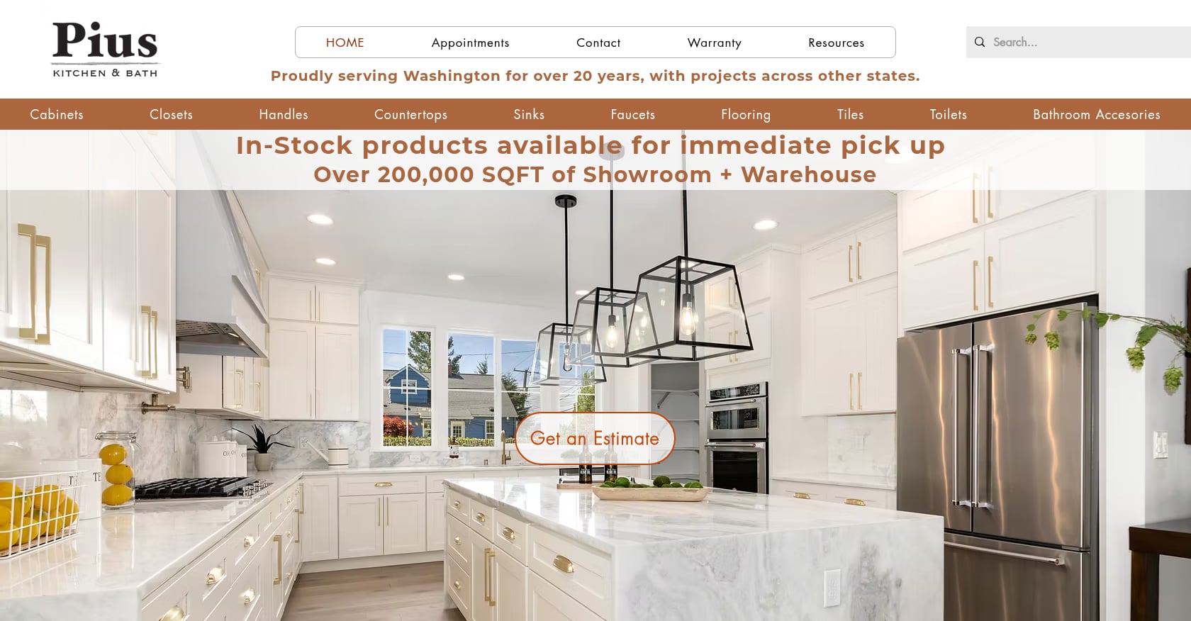 Pius Kitchen & Bath Screenshot