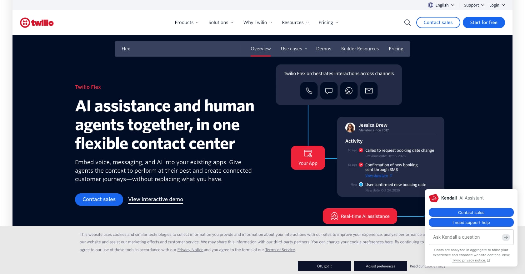 Twilio Flex Screenshot
