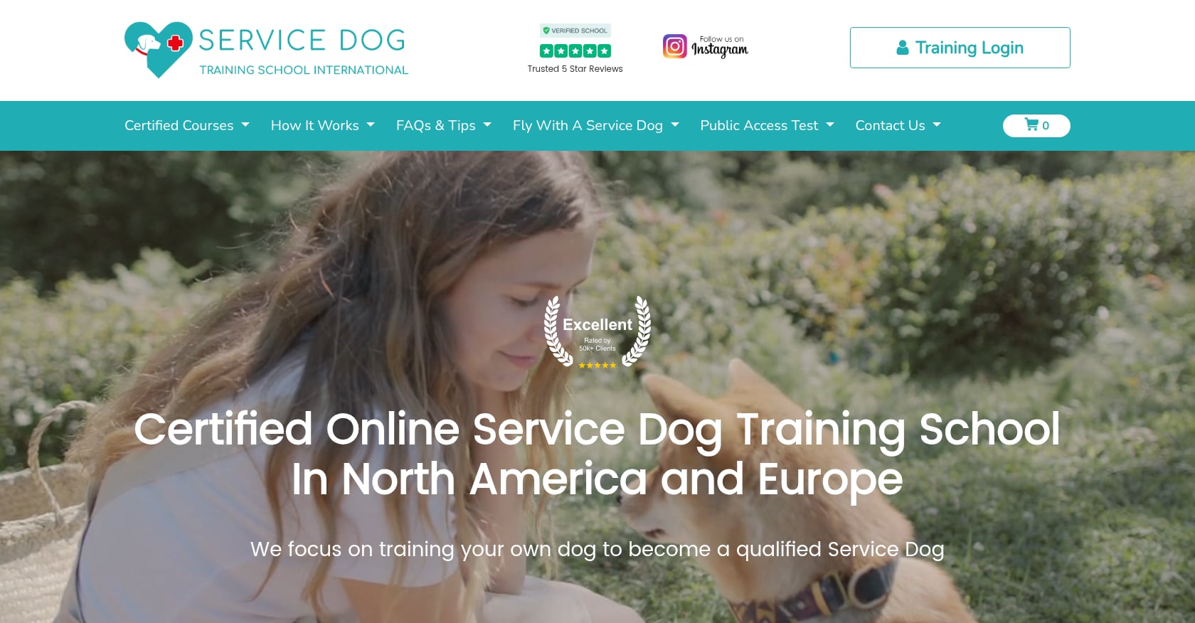 Service Dog Training School International (SDTSI) Screenshot