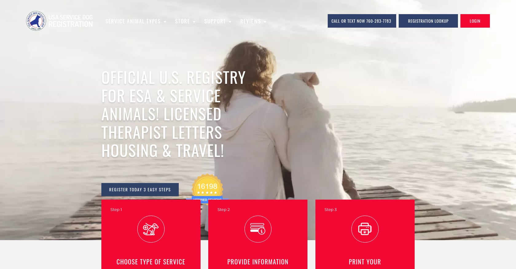 USA Service Dog Registration Online Course Screenshot