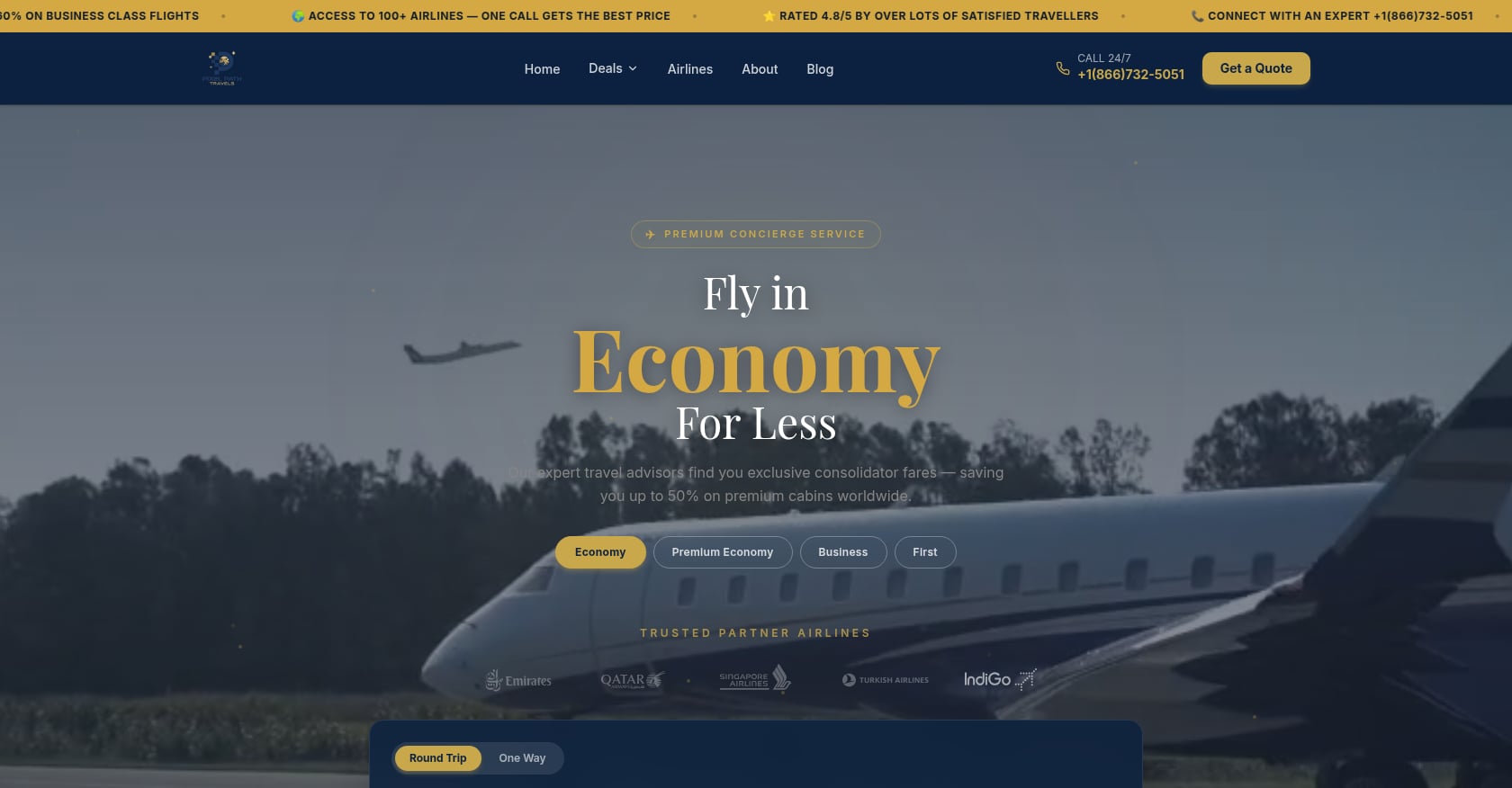 Check Whether the Airlines Are Partners Before Splitting the Trip Screenshot